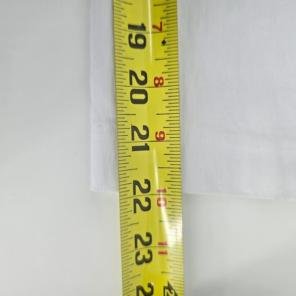 Zac & Rachel Womens Optic White Stretch Ankle Pants (capris) Size 12 NWT - Picture 6 of 7